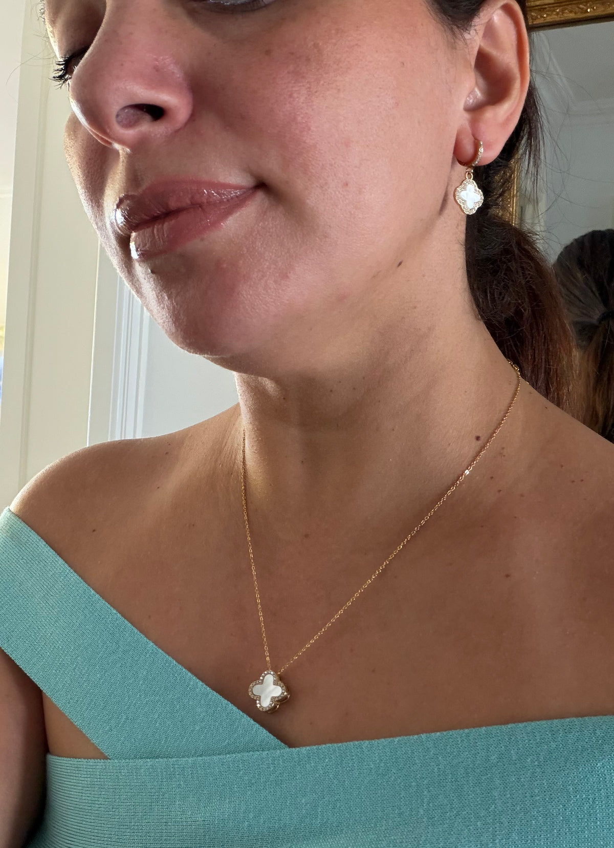 Collier Trèfle 3D