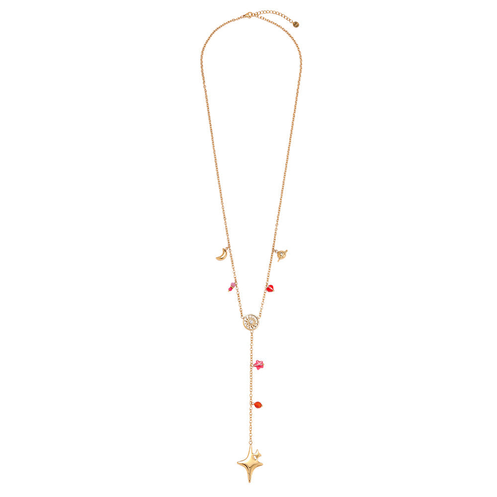 Collier Lariat Céleste – fond blanc