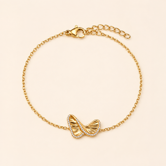 Bracelet Papillon Cristal
