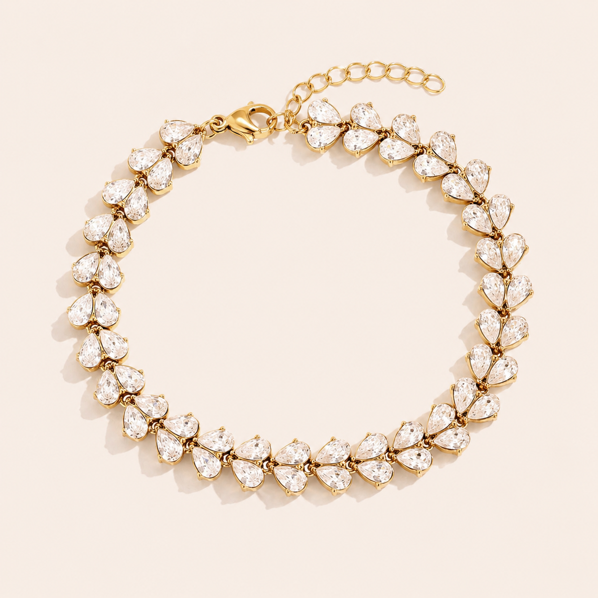 Bracelet Tennis Coeur
