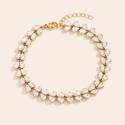 Bracelet Tennis Coeur
