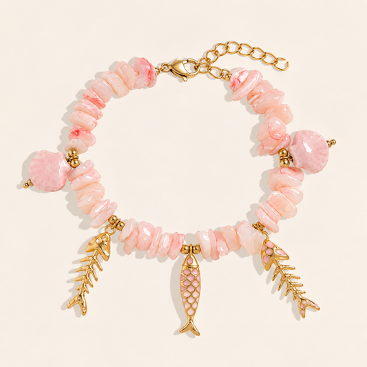 Bracciale Rosa Pesci